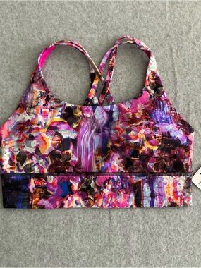lululemon athletica Purple Multi-Color Strappy Sports Bra